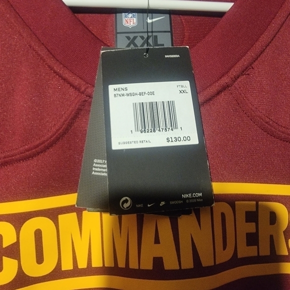 Nike Washington Commanders Matthew Ioannidis #98 NFL On Field Jersey Sz XXL - Picture 3 of 7